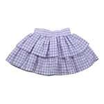 Magil Gonna Bicolore con Fantasia A Quadri per Bambina HN24134 BIANCO/LILLA MAGIL 