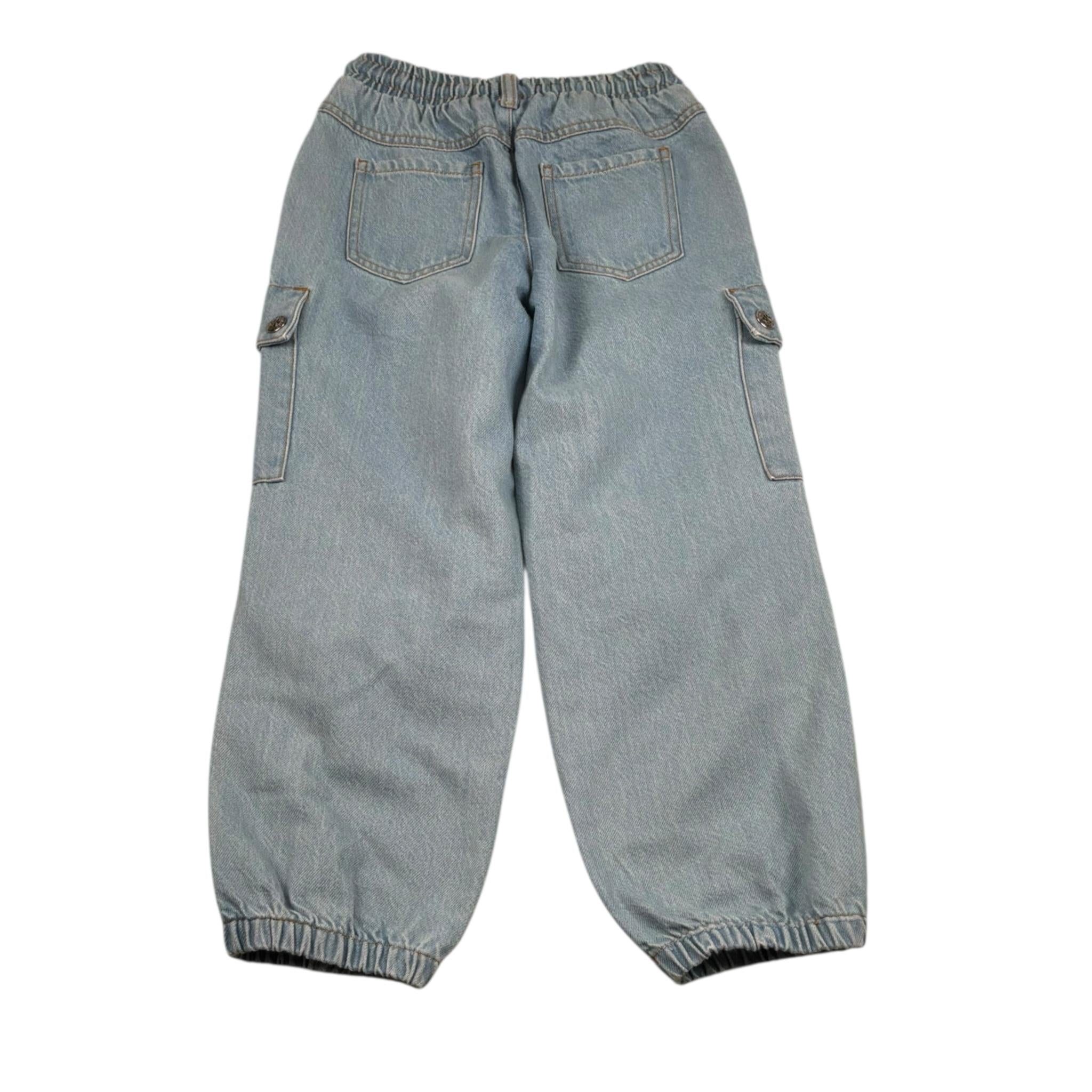 John Richmond Jeans Tinta Unita con Tasconi per Bambino RBP26144JE AZZURRO JOHN RICHMOND 