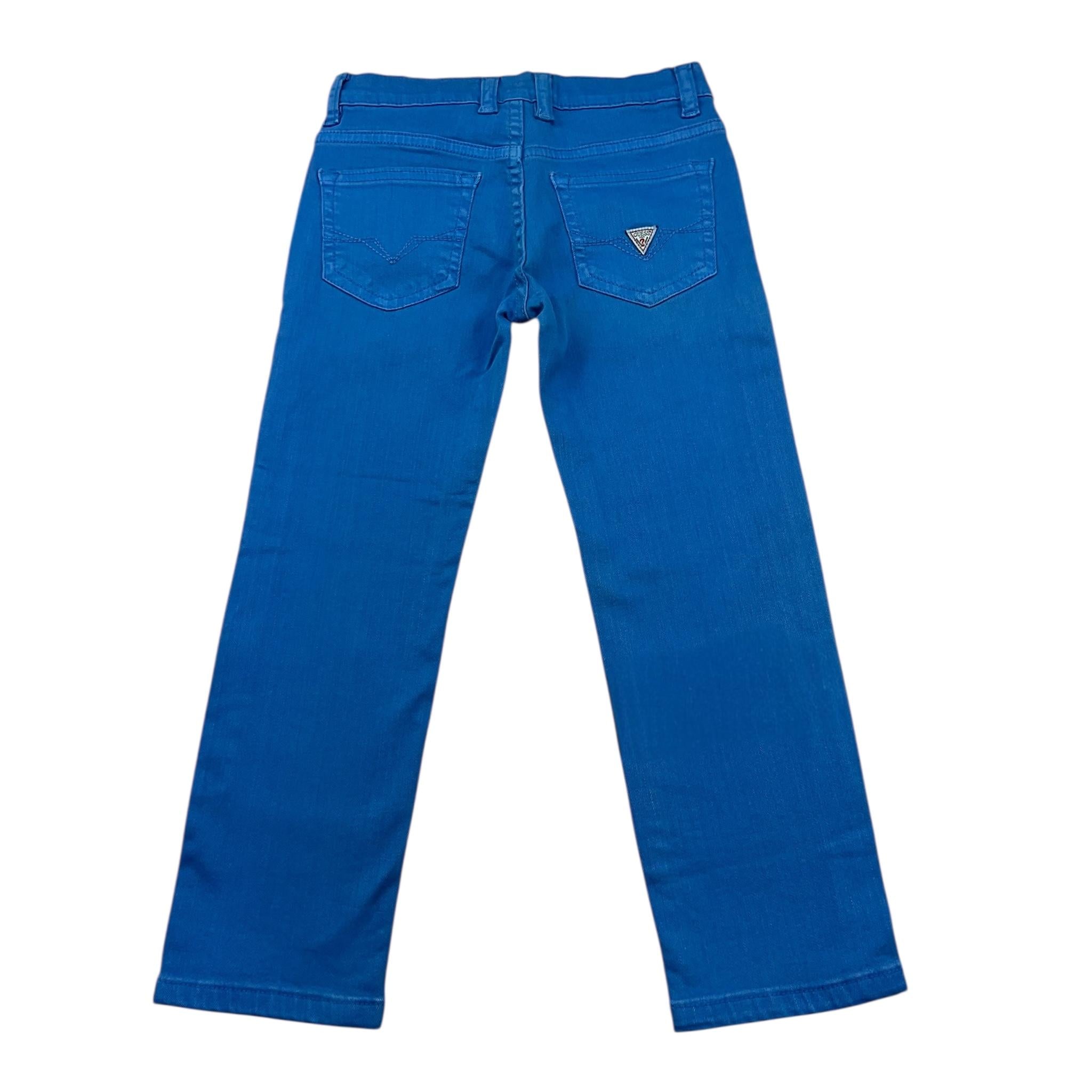 GUESS pantalone tinta unita con girovita regolabile Cobalto per Bambino N4RB0304 COBALTO GUESS 