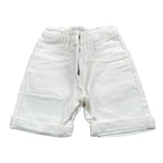 Paolo Pecora Bermuda tinta unita con Girovita Regolabile Bianco per Bambino PP2724 BIANCO PAOLO PECORA 
