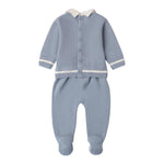 MINI BANDA completo 2 pezzi maglia-ghettina Azzurro per Neonato 3A659 AZZURRO MINI BANDA 