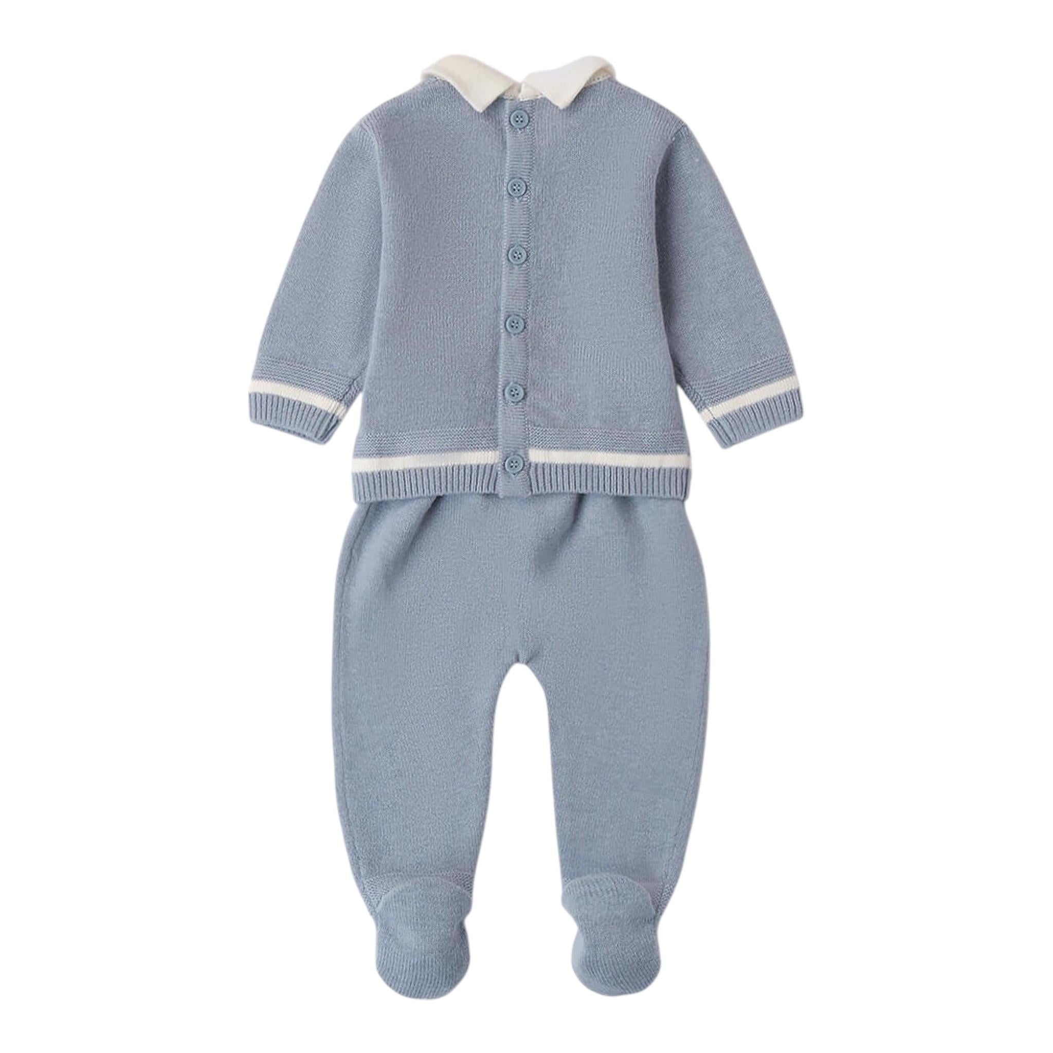 MINI BANDA completo 2 pezzi maglia-ghettina Azzurro per Neonato 3A659 AZZURRO MINI BANDA 