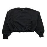 DIXIE felpa chiusa girocollo tinta unita con stampa  Nero per Bambina LB19040G67 NERO DIXIE 