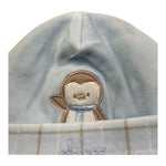 CHICCO cappello tinta unita con stampa Azzurro per Neonato 04888 AZZURRO CHICCO 