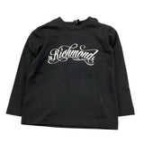 JOHN RICHMOND shirt girocollo tinta unita con stampa Nero per Neonato RIA25032TS NERO JOHN RICHMOND 