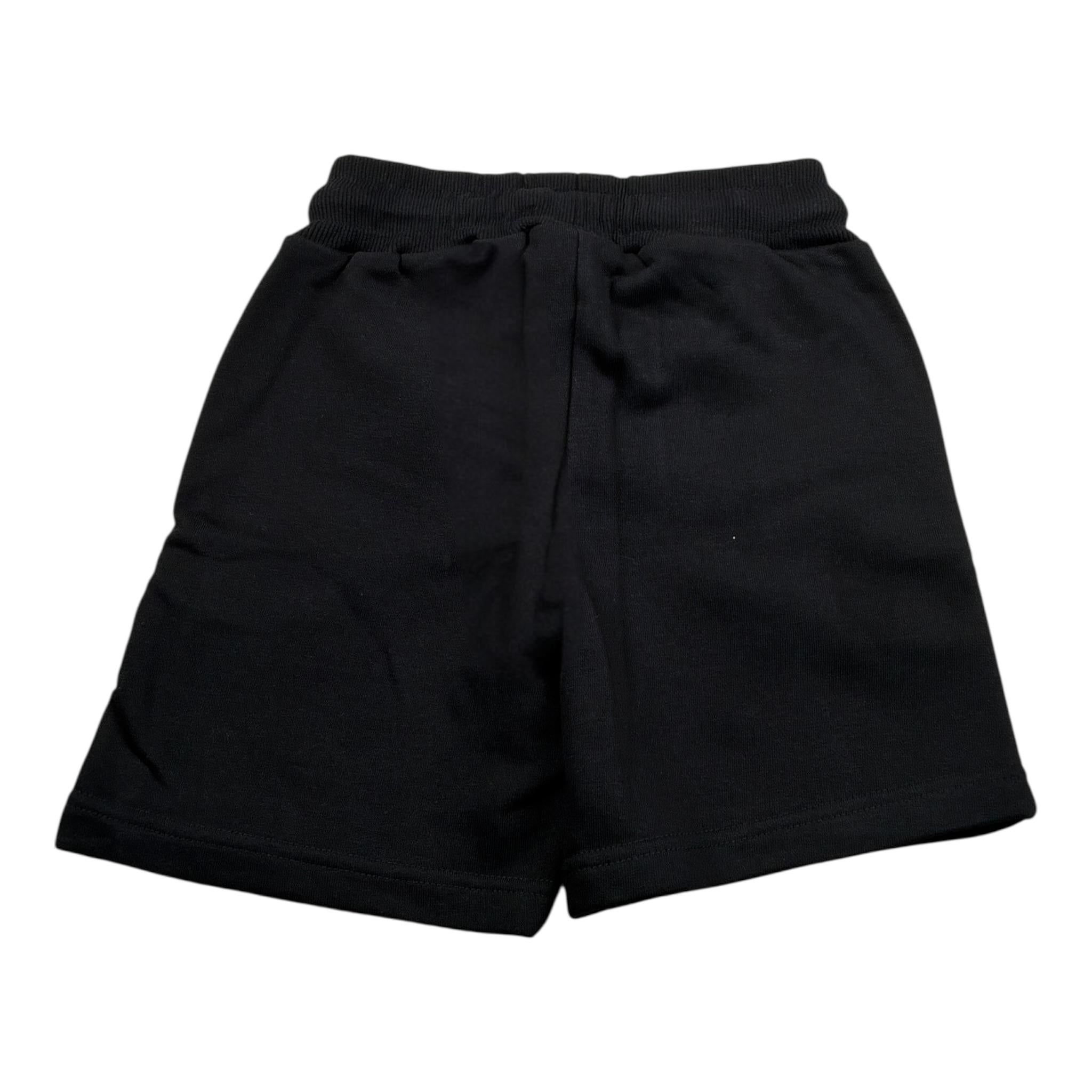 G2Firenze Bermuda tinta unita con Elastico In Vita Nero per Bambino G2LOGO NERO G2FIRENZE 