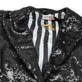 Aniye By Girl Giacca Paillettata tinta unita Nero per Bambina 032464 NERO ANIYE BY GIRL 