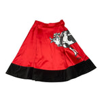 MOSCHINO gonna tinta unita con stampa Rosso per Bambina HDJ03Y ROSSO MOSCHINO 