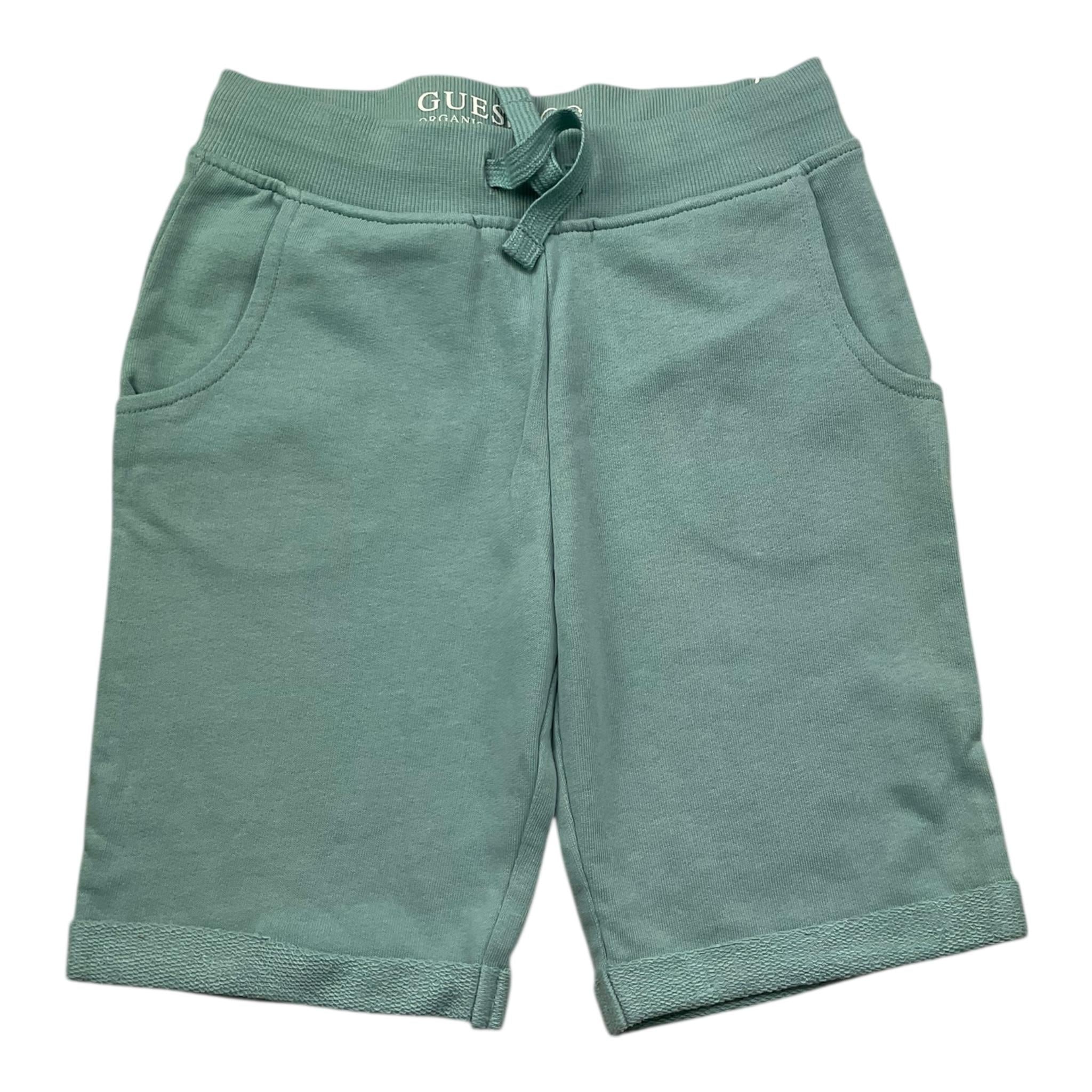 Guess Bermuda Tinta Unita con Logo per Bambino N93Q18KAUG0X VERDE GUESS 