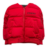 ICEBERG giubbino tinta unita con zip e cappuccio Rosso per Neonato GBICE5511B ROSSO ICEBERG 