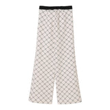 Elisabetta Franchi Pantalone Tinta Unita Logato per Bambina EFPA282X PANNA ELISABETTA FRANCHI 