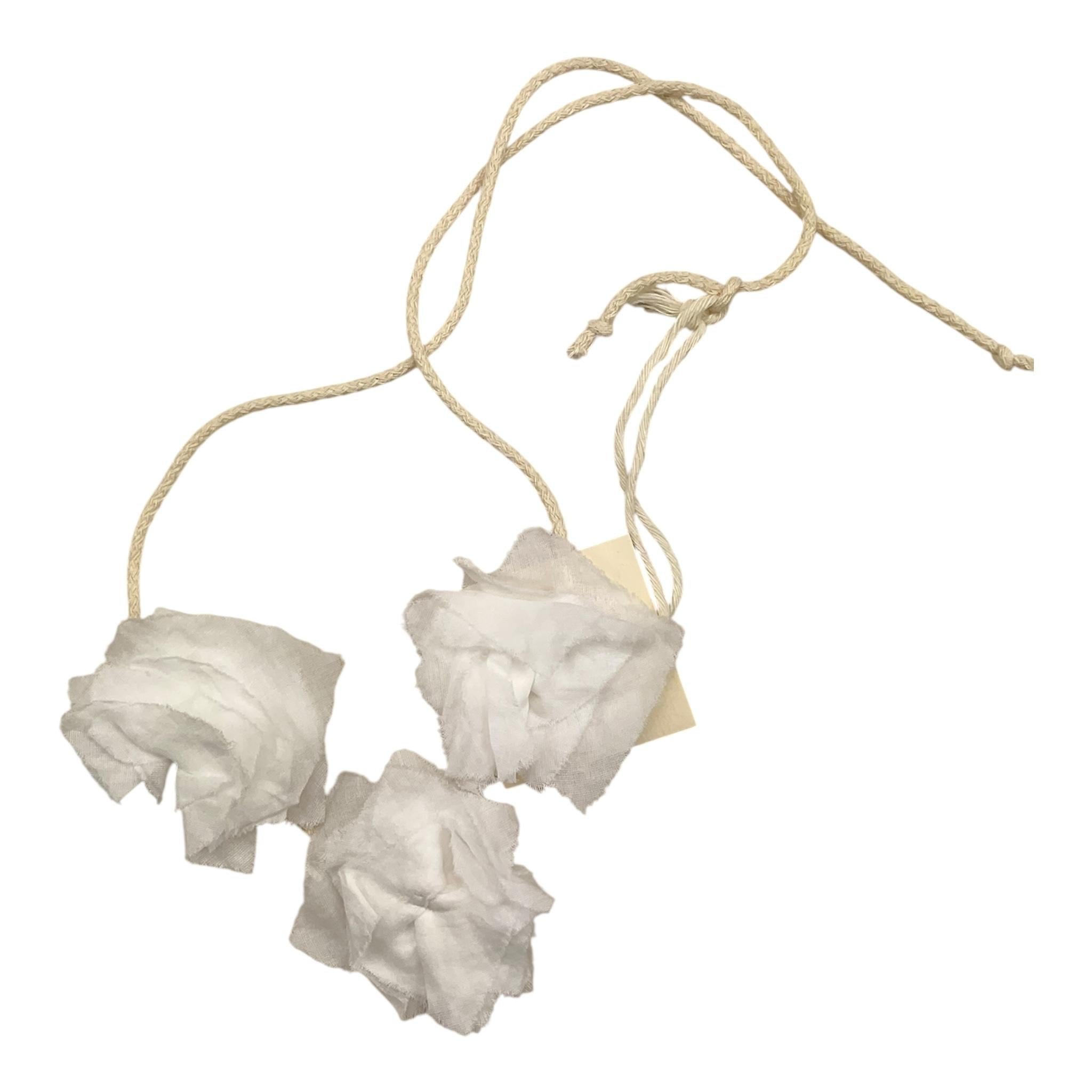 BABE & TESS cintura tinta unita con applicazioni fiori Bianco per Neonata 001 BIANCO BABE & TESS 