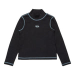 DIESEL shirt tinta unita mezzo collo  Nero per Bambina J02005 NERO DIESEL 