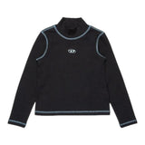 DIESEL shirt tinta unita mezzo collo  Nero per Bambina J02005 NERO DIESEL 