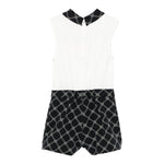 Elisabetta Franchi Tuta Giromanica Bicolore per Bambina EFTA100X BIANCO/NERO ELISABETTA FRANCHI 