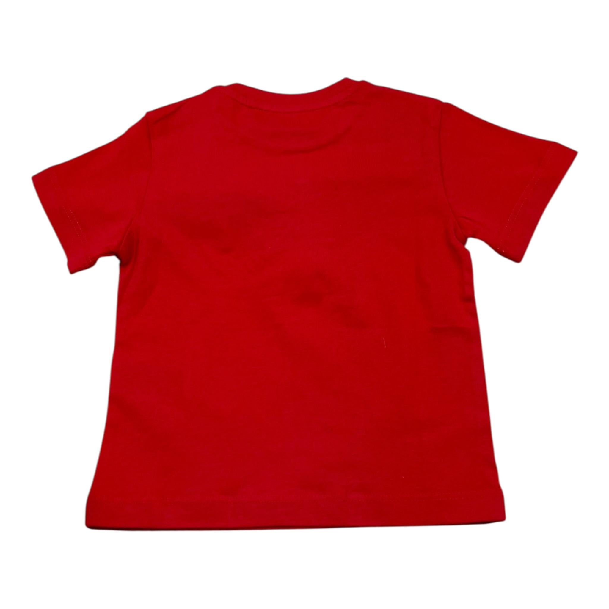 Cesare Paciotti T-Shirt Girocollo Tinta Unita con Stampa per Neonato TSP5165B ROSSO CESARE PACIOTTI 
