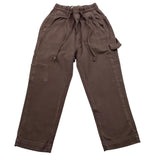 DUSTY COLOR pantalone tinta unita cn elastico in vita Marrone per Neonato DUXF4045PAN MARRONE DUSTY COLOR 
