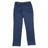Eleventy Solid Color Trousers With America Pockets Blue For Boys