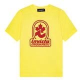 Dsquared2 T-Shirt Girocollo tinta unita con Collaborazione Invicta Giallo per Bambino DQ2924X GIALLO DSQUARED2 