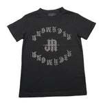JOHN RICHMOND t-shirt girocollo tinta unita con brillantini Nero per Bambina RBA25036TS NERO JOHN RICHMOND 