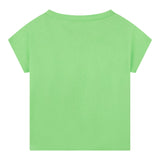 Billieblush Solid Color Sequin Print T-Shirt Green For Girls