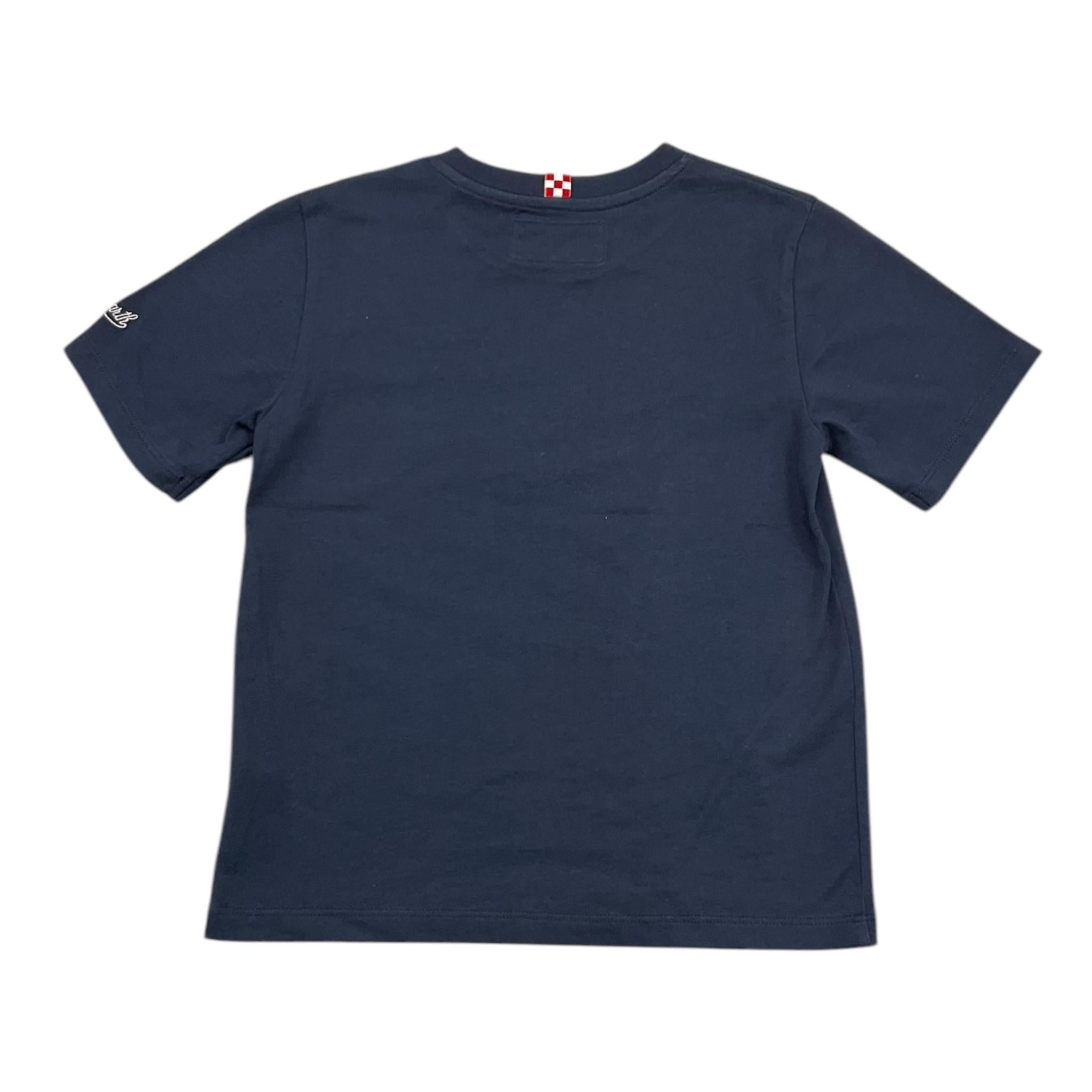 SAINT BARTH t-shirt girocollo tinta unita con stampa Blu per Bambino RAGA BLU SAINT BARTH 