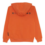 John Richmond Felpa Tinta Unita con Zip E Cappuccio per Bambino RBP25004FEJX ARANCIONE JOHN RICHMOND 