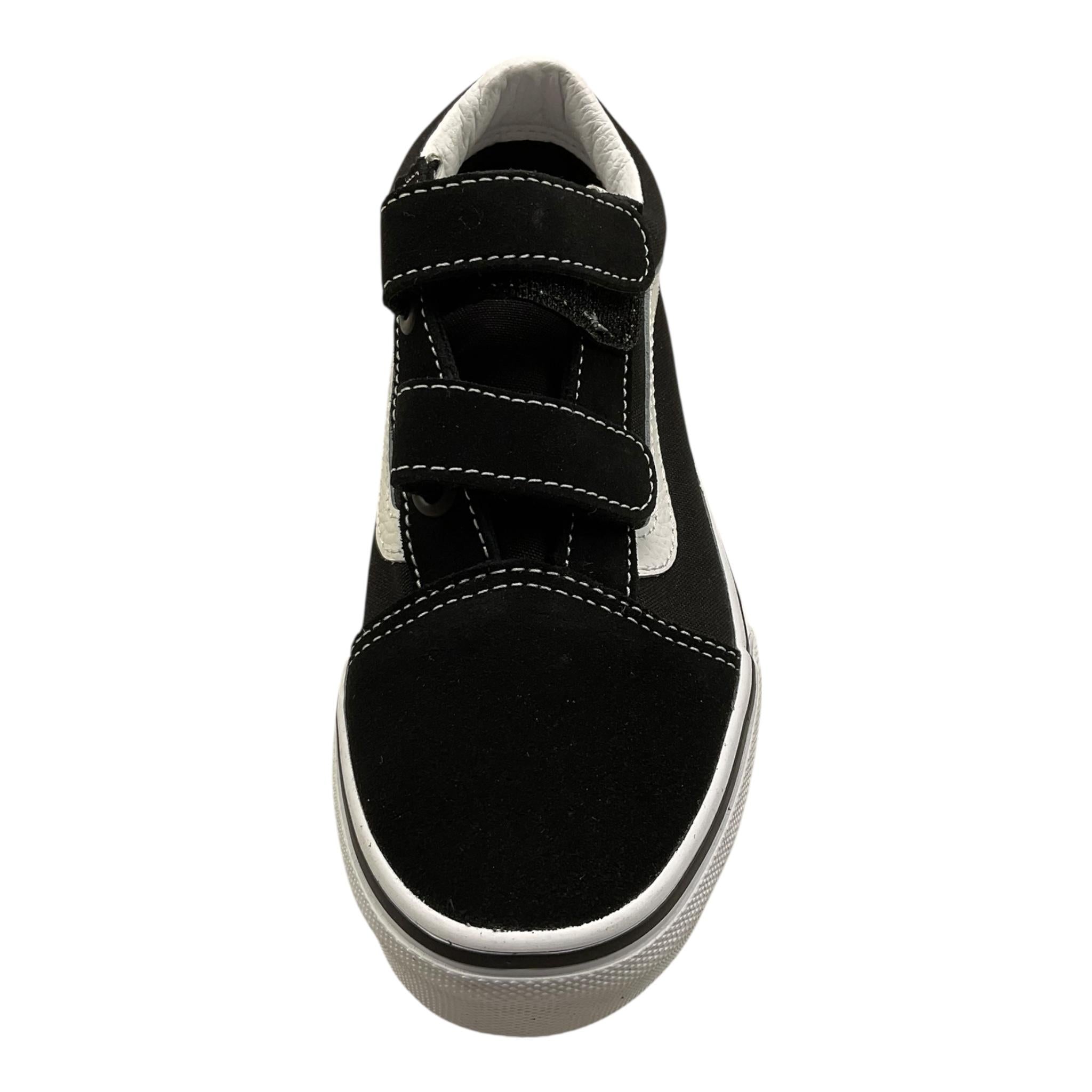 VANS sneakers tinta unita con strappi Nero per Bambino VN000VHE6BT1 NERO VANS 