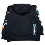 DIADORA felpa con zip e cappuccio tinta unita cn logo Nero per Bambino F4DIJBZH022 NERO DIADORA 
