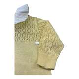 Le Bebe Tutina Manica Lunga Tinta Unita con Trafori per Neonata LBG6247 GIALLO LE BEBE 