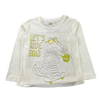 EMC shirt gircollo tinta unita con stampa Bianco per Bambino BX2315 BIANCO EMC 