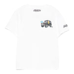 Saint Barth T-Shirt Girocollo Tinta Unita con Stampa per Neonato CPTGANN BIANCO SAINT BARTH 
