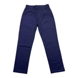 Cesare Paciotti Solid Color Trousers With Elastic Waistband Blue For Boys