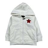 John Richmond Felpa con Zip E Cappuccio Tinta Unita per Neonata RIP26129FE BIANCO JOHN RICHMOND 