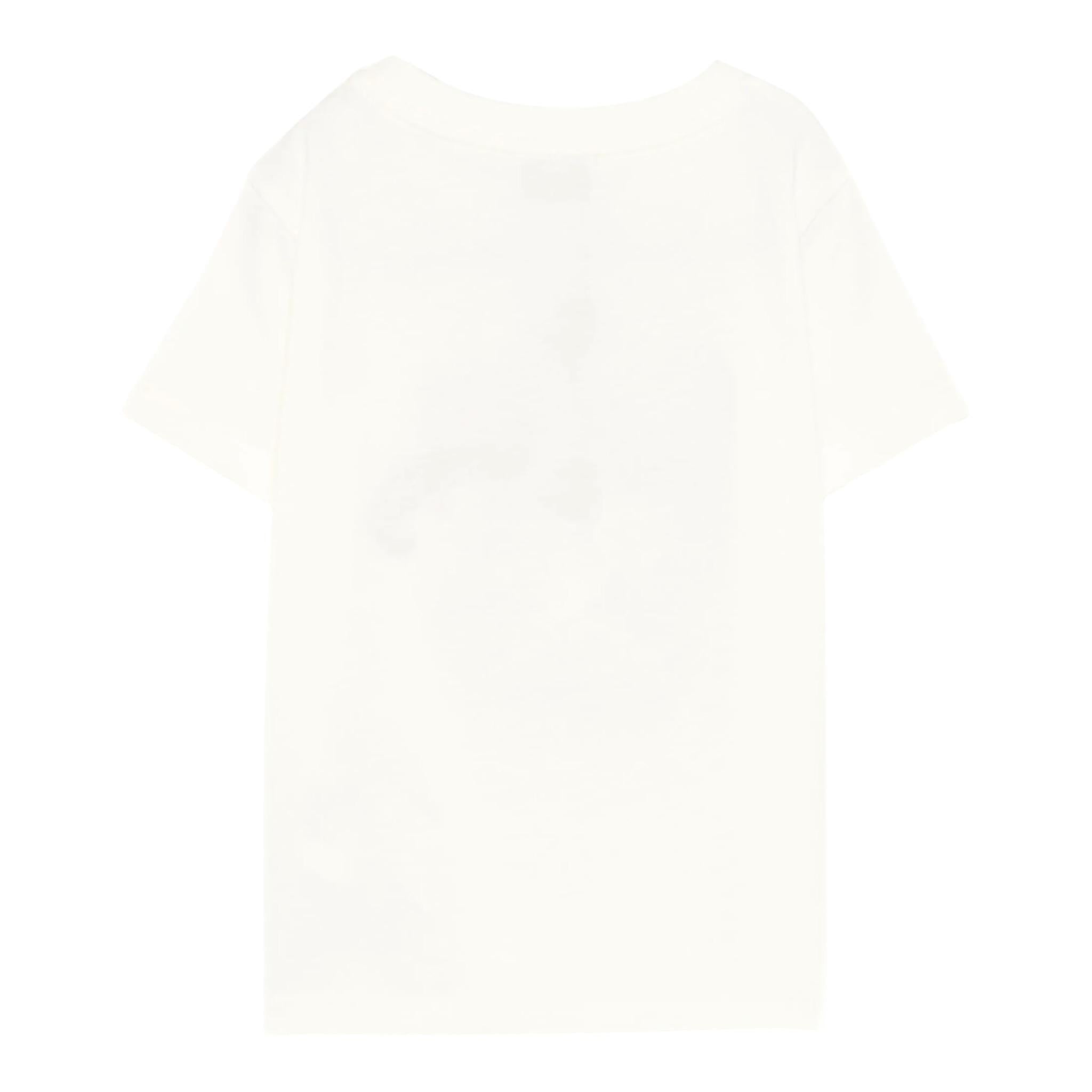 Etro T-Shirt Girocollo Tinta Unita con Ricamo per Bambina GW8A71 PANNA ETRO 