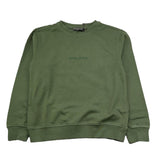 Dan John Felpa Chiusa Girocollo Tinta Unita con Logo per Bambino MFD5101J VERDE DAN JOHN 