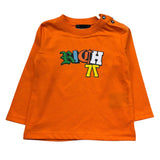 John Richmond Shirt Girocollo Tinta Unita con Logo per Neonato RIP26105TS ARANCIONE JOHN RICHMOND 