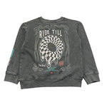 CANADA HOUSE felpa tinta unita girocollo con stampa Grigio per Bambino 24473111 GRIGIO CANADA HOUSE 