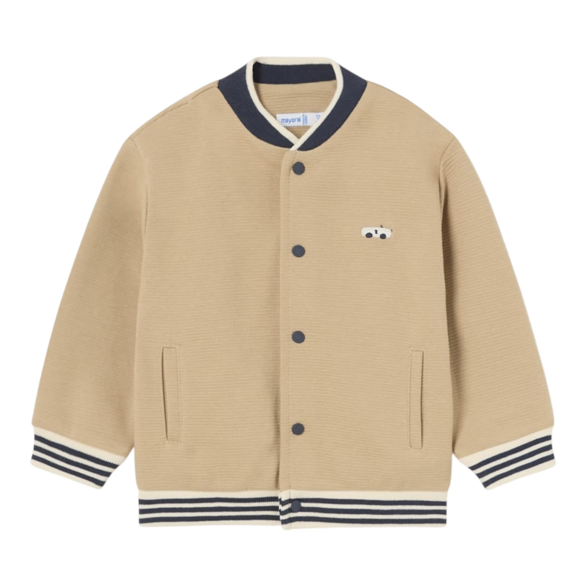 MAYORAL felpa tinta unita con bottoni Beige per Neonato 2474 BEIGE MAYORAL 