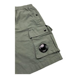 C.P. Company Bermuda Tinta Unita con Elastico In Vita per Bambino CUQ00B VERDE C.P. COMPANY 