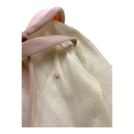 LA STUPENDERIA coprispalle tinta unita con colletto in contrasto Bianco per Neonata TBGH54 BIANCO LA STUPENDERIA 