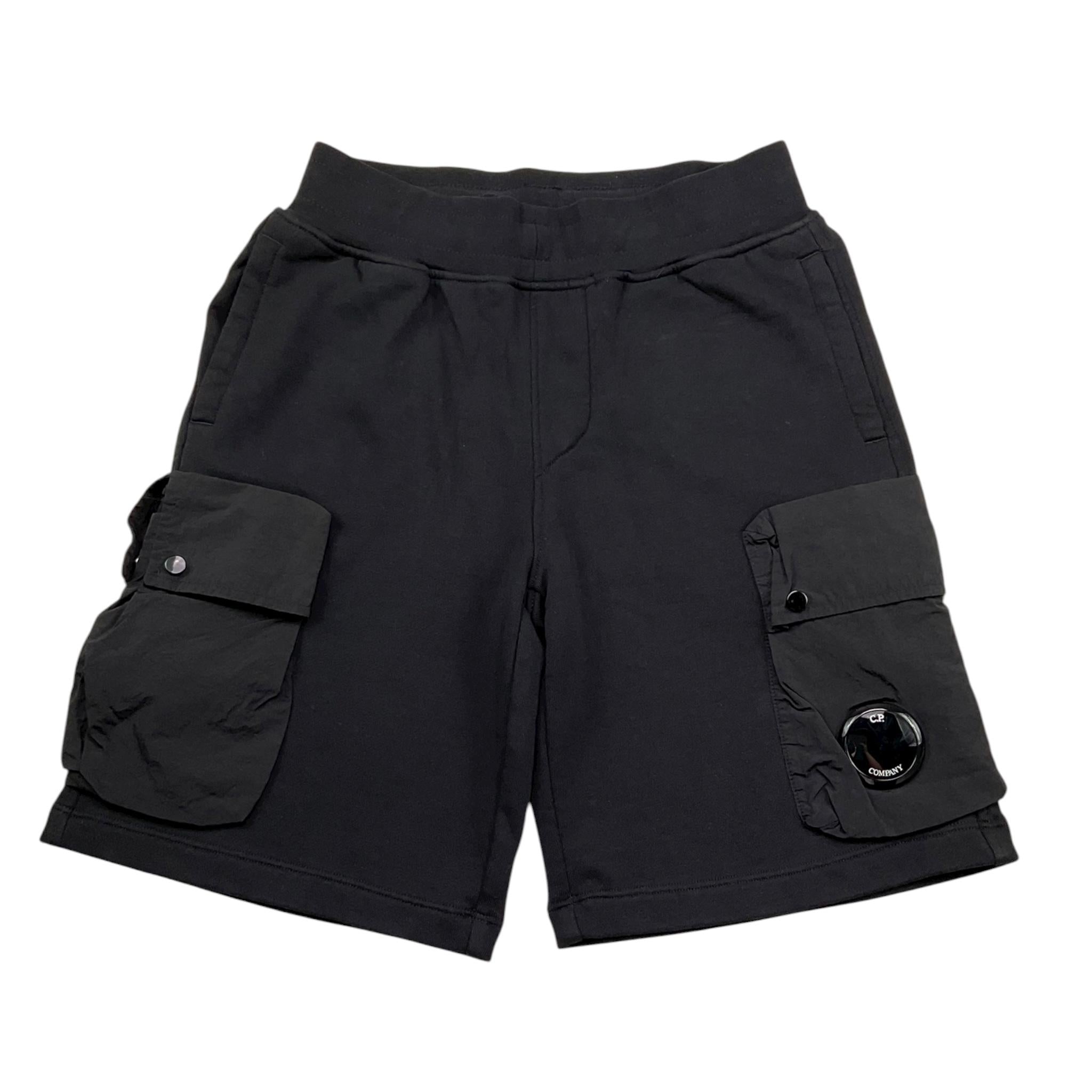 C.P. Company Bermuda In Tuta Tinta Unita per Bambino CUQ00E NERO C.P. COMPANY 