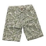 Zhoe &amp; Tobiah Solid Color Bermuda Shorts With White Pattern For Boys