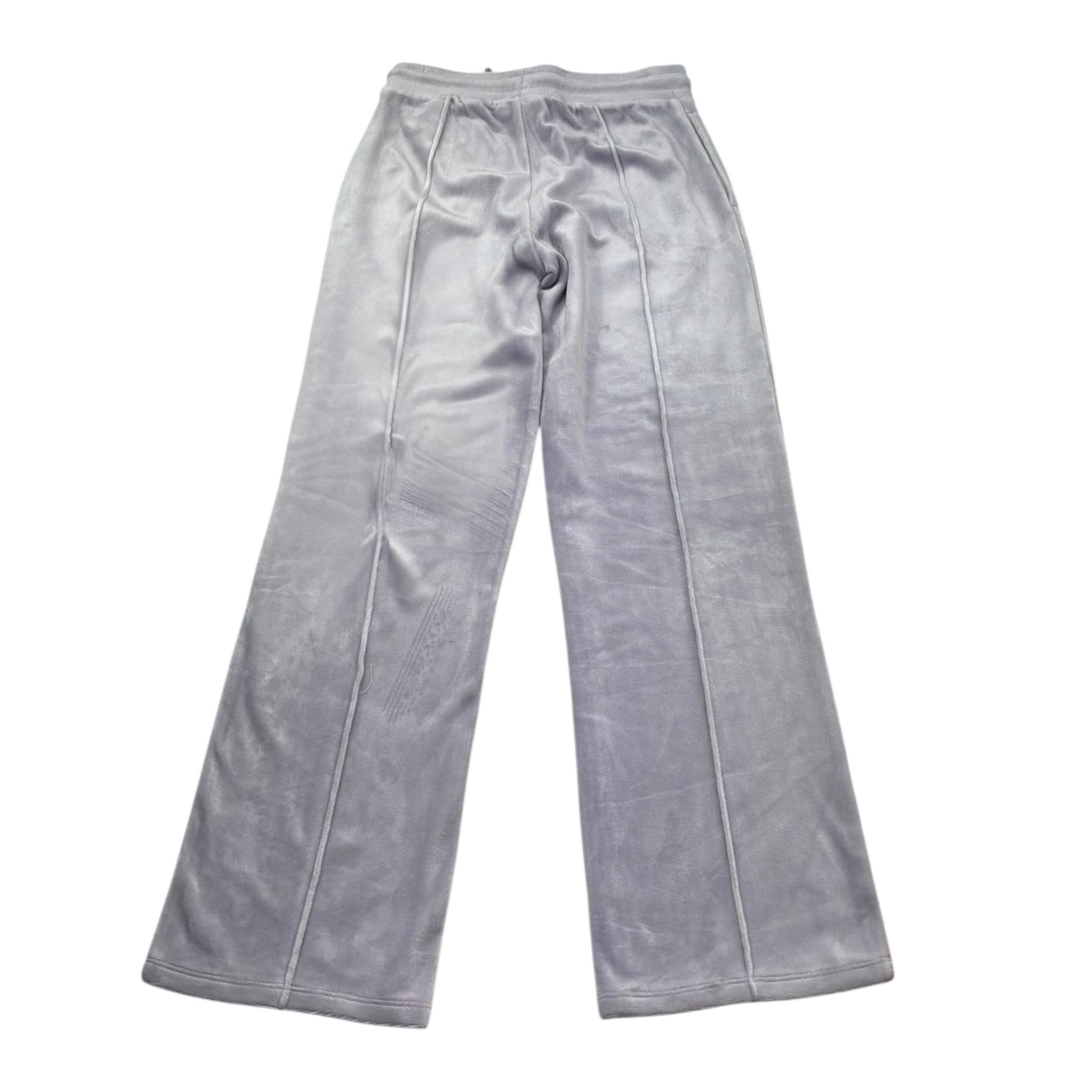 Juicy Couture Pantalone In Velluto Tinta Unita per Bambina JBX6605 LILLA JUICY COUTURE 