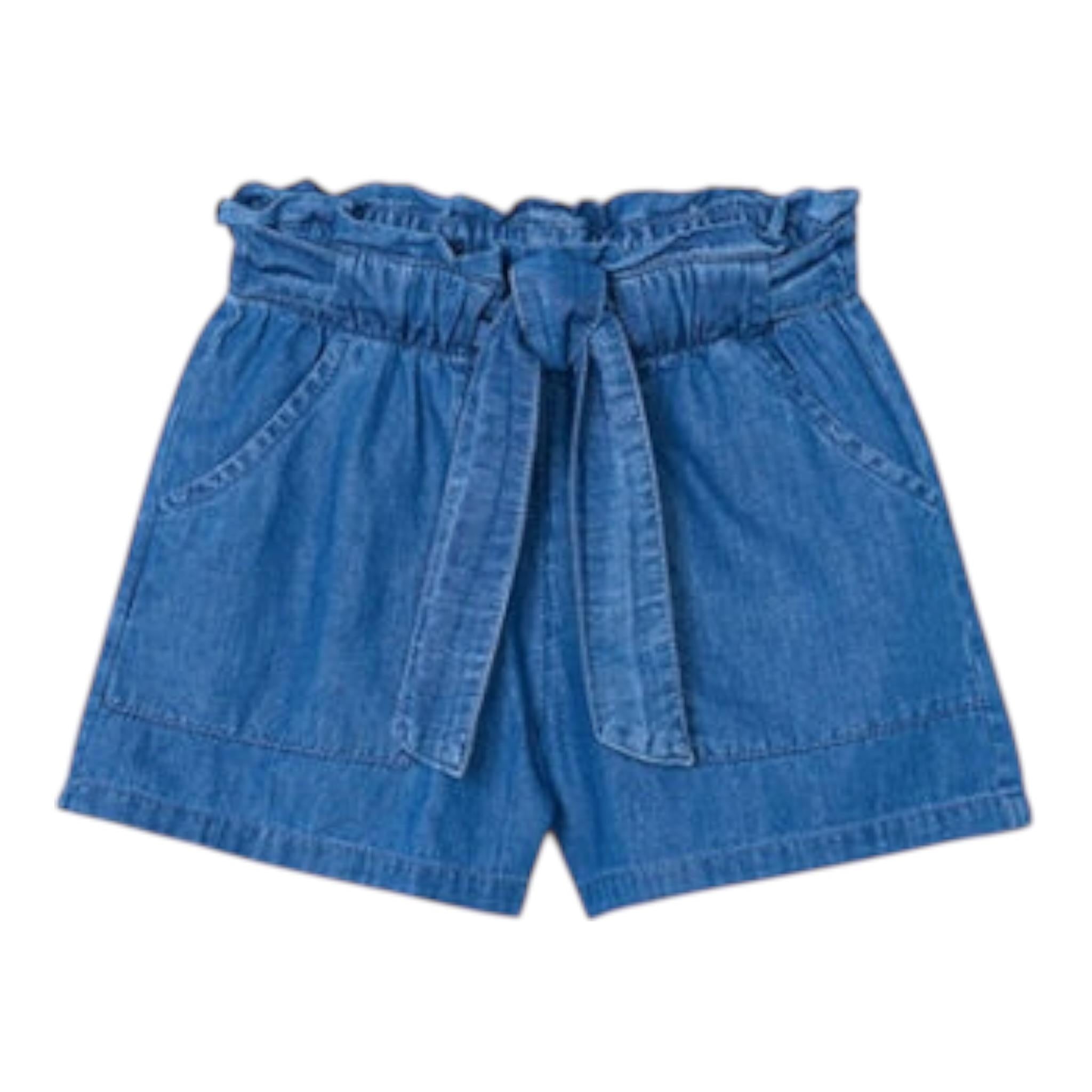 Mayoral Short In Denim Tinta Unita per Bambina 3202 BLU MAYORAL 
