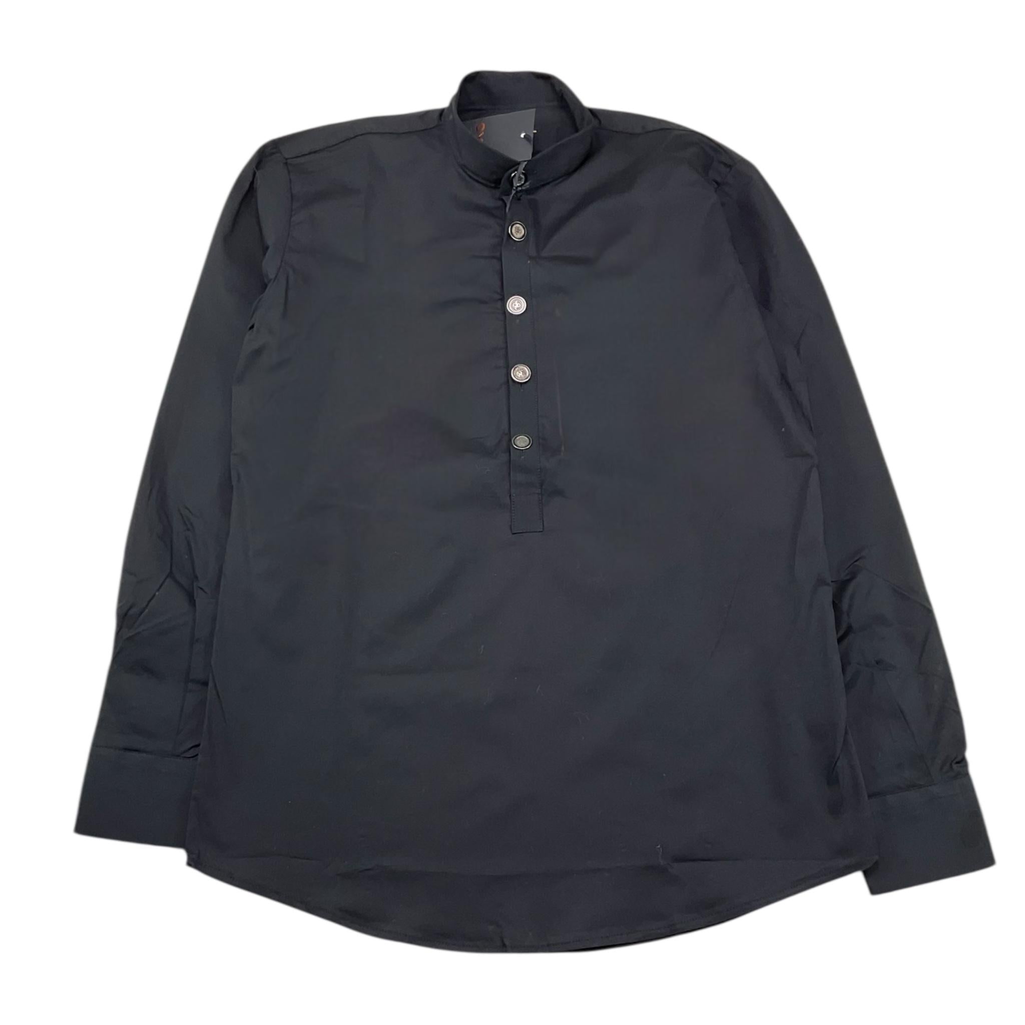 STAY STREET camicia tinta unita con colletto coreano Nero per Bambino CB907 NERO STAY STREET 