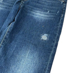 Daniele Alessandrini Jeans Tinta Unita con 5 Tasche per Bambino 1235PD00255 BLU DANIELE ALESSANDRINI 