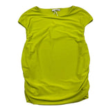 Lu Lu By Miss Grant Solid Green Half Sleeve Shirt For Girls