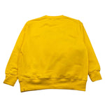 ELISABETTA FRANCHI felpa chiusa girocollo tinta unita con logo Giallo per Bambina EFFE132 GIALLO ELISABETTA FRANCHI 