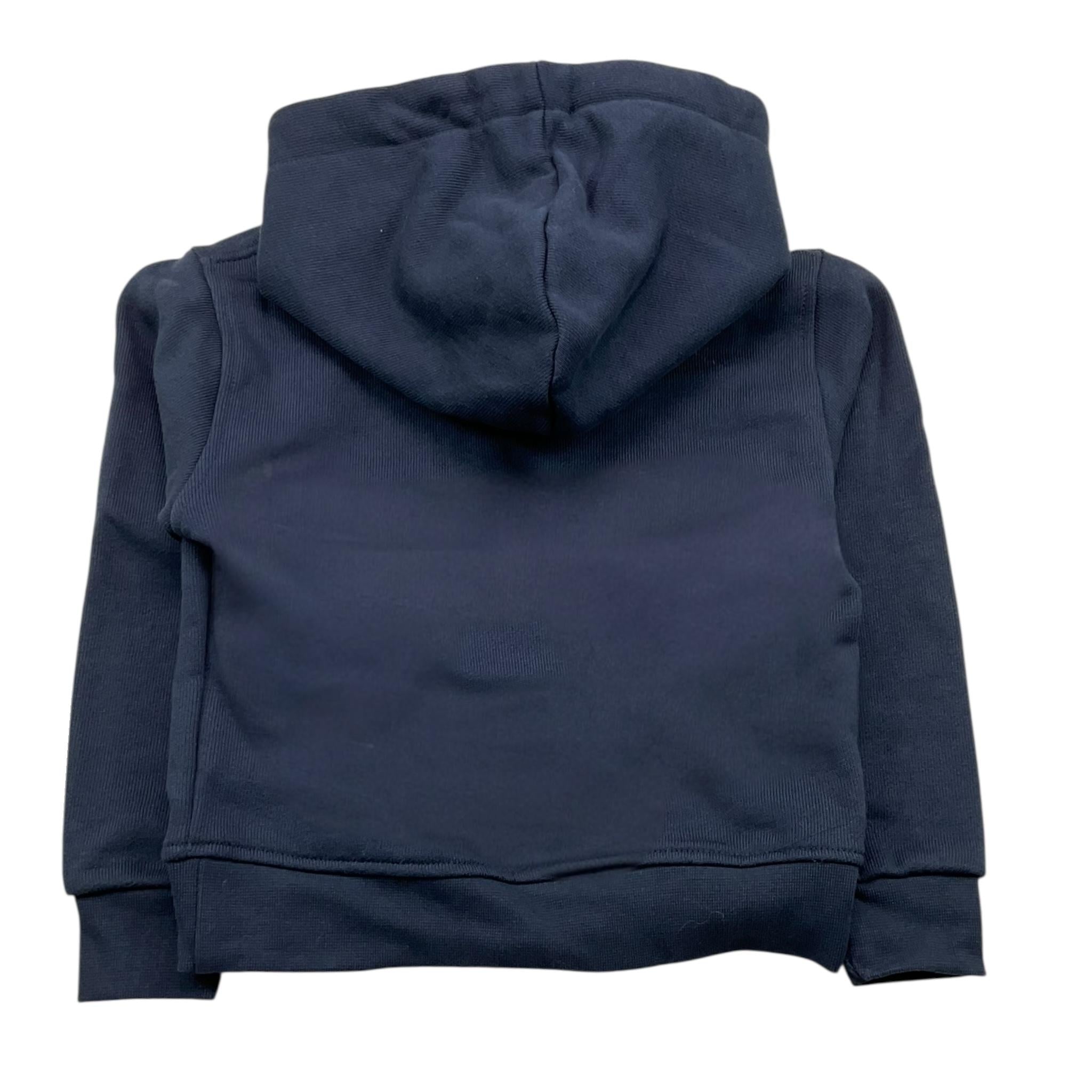 I'M BRIAN felpa tinta unita con cappuccio e stampa Blu per Bambino F3128JX BLU I'M BRIAN 